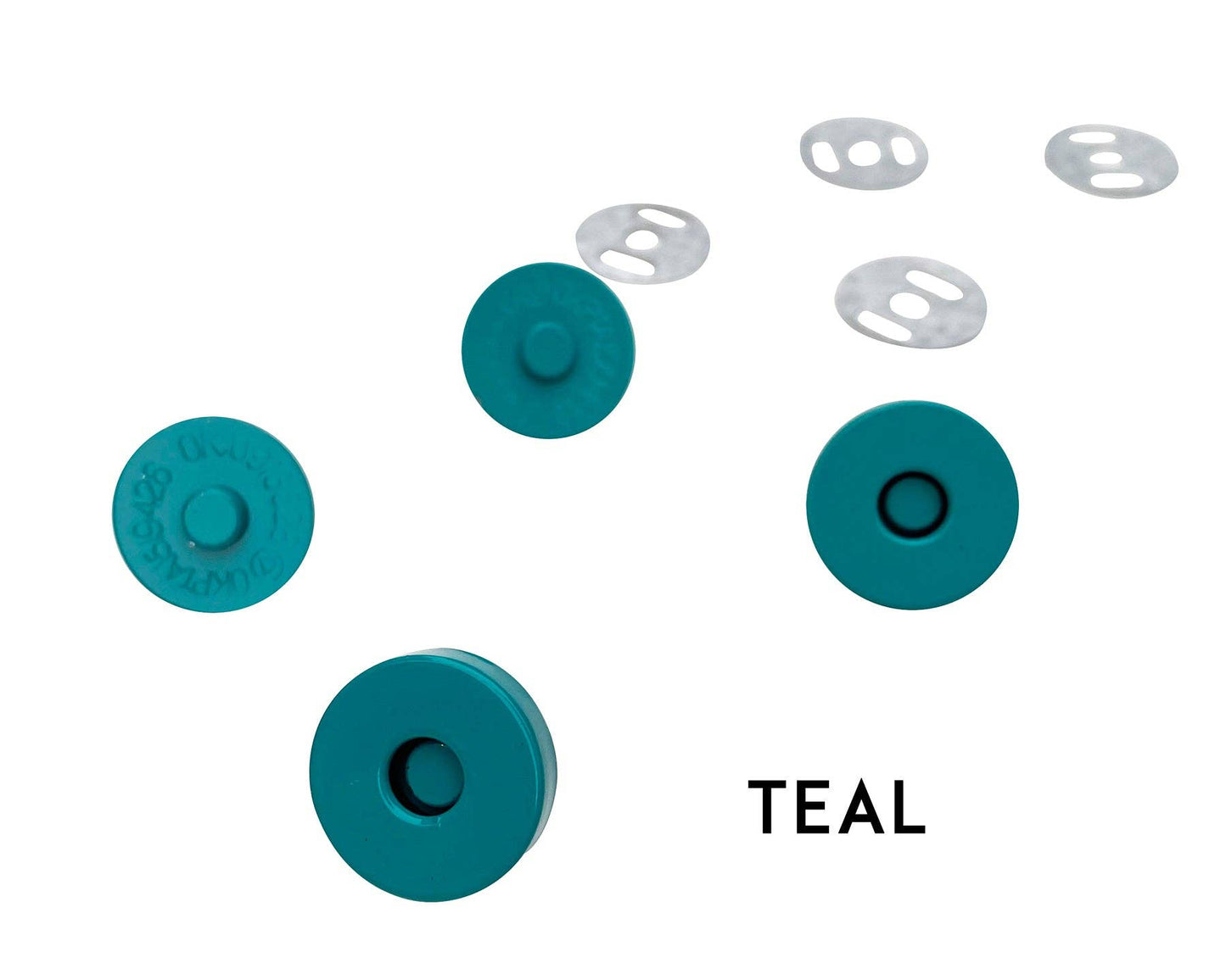 Colorful Magnetic Snaps: Teal