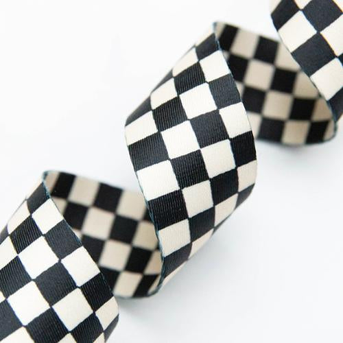 Checker In Black and Natural