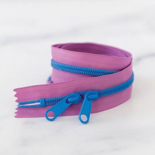 Blueberry Zipper Tape