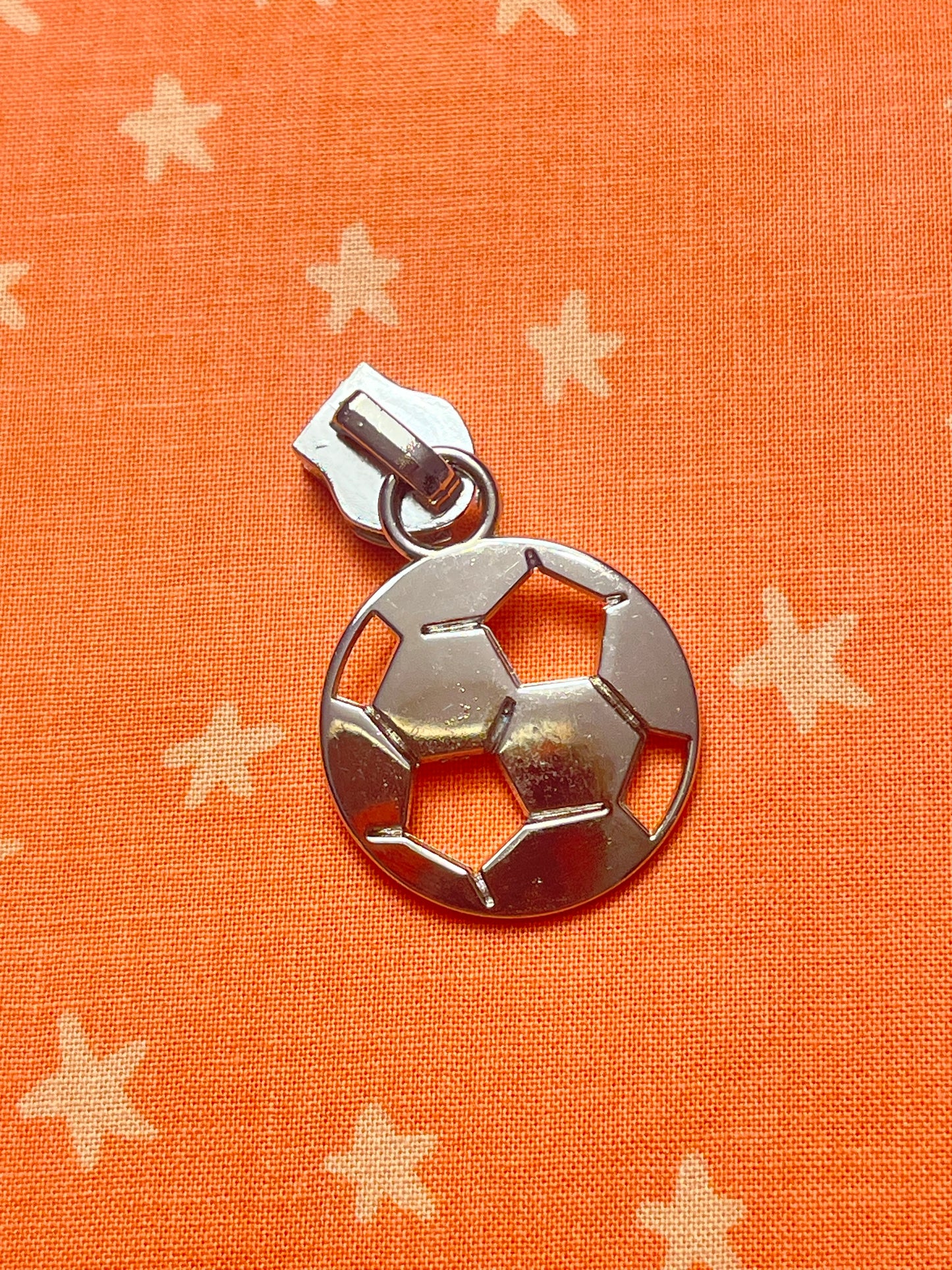 Soccer Ball #5 Zipper Pull