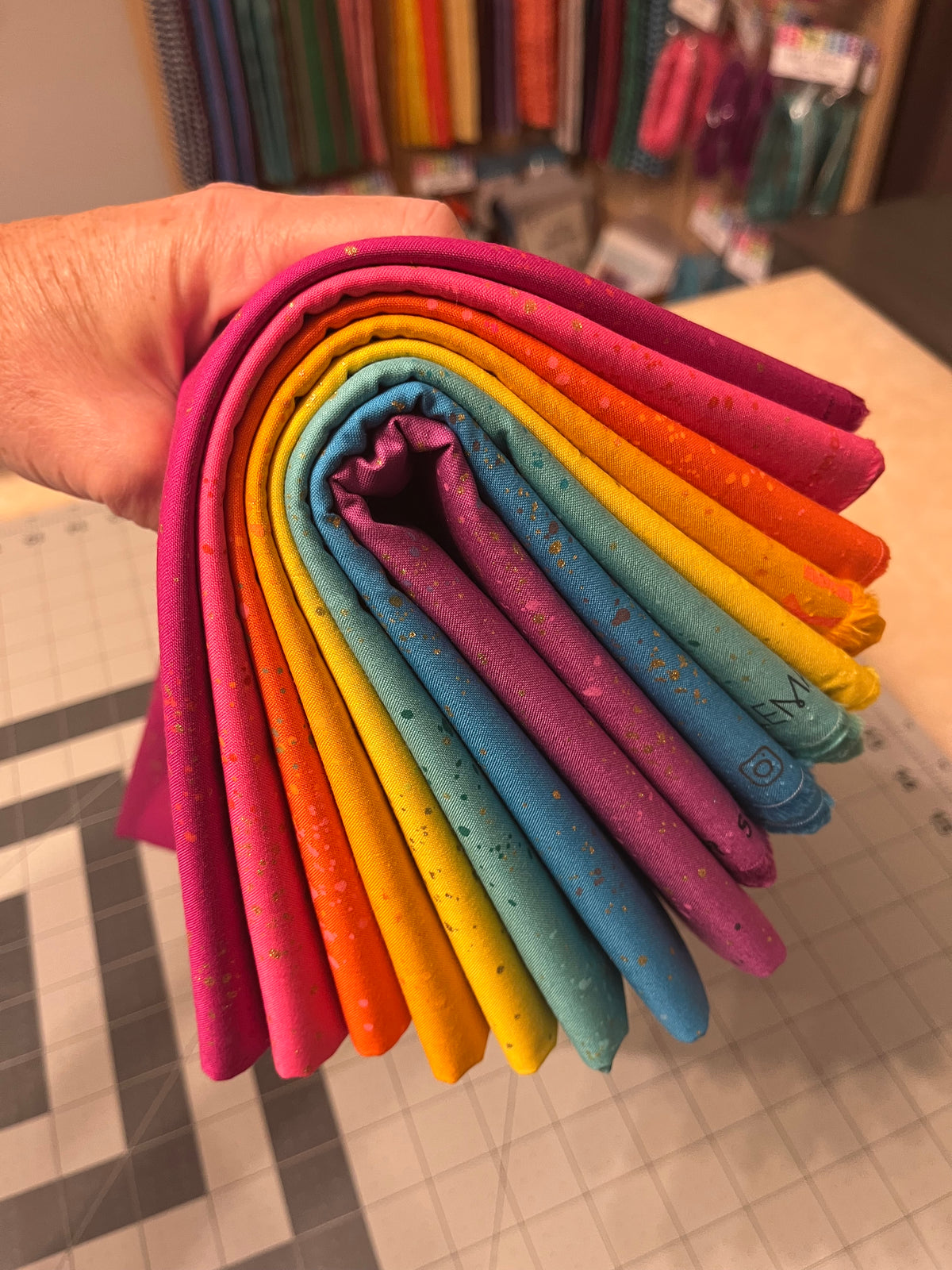 Speckled Bright & Playful One Yard Bundle