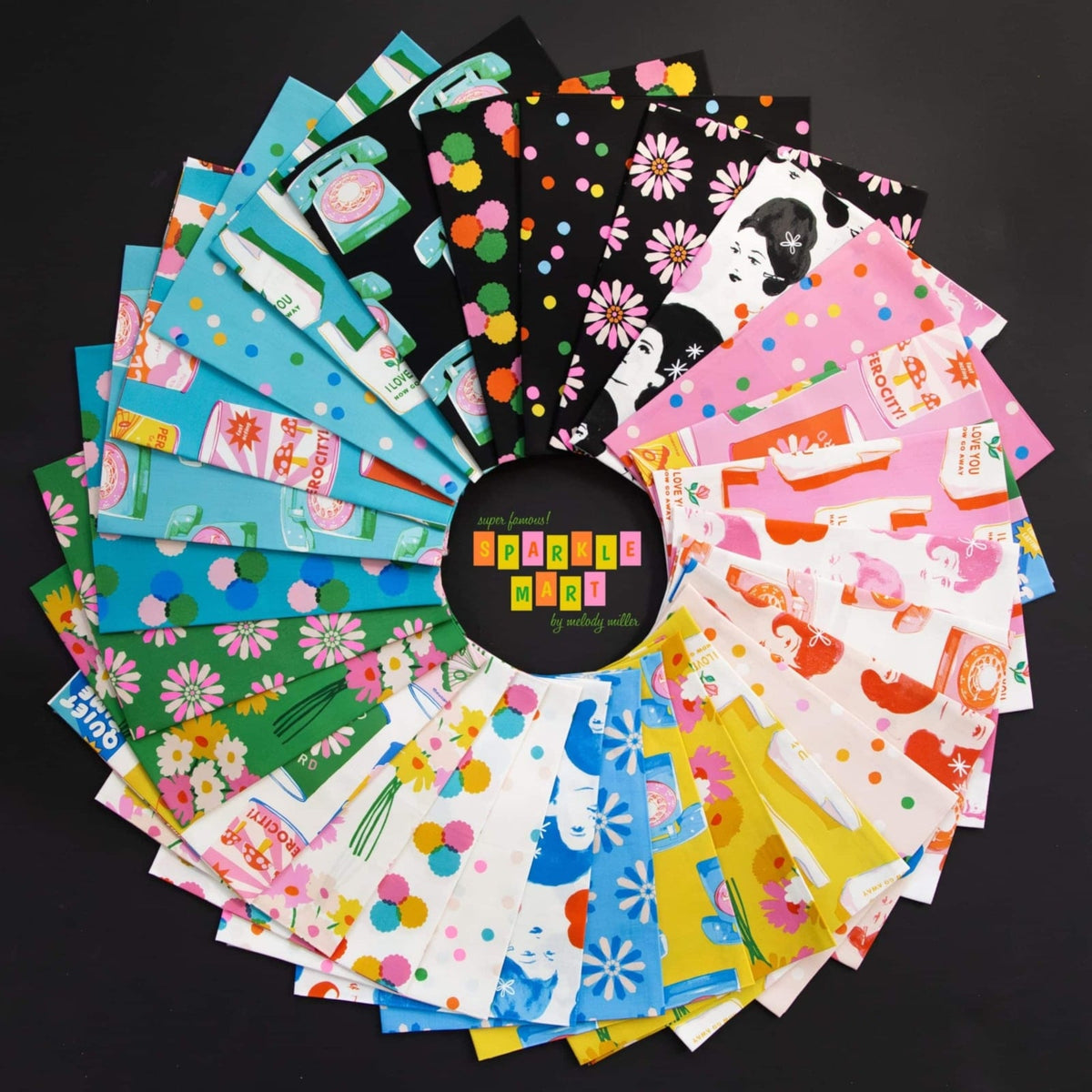Sparkle Mart Fat Quarter Bundle -28 Pieces