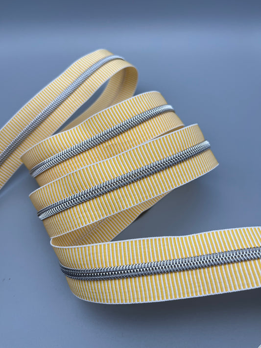 Daisy Striped #5 Zipper Tape