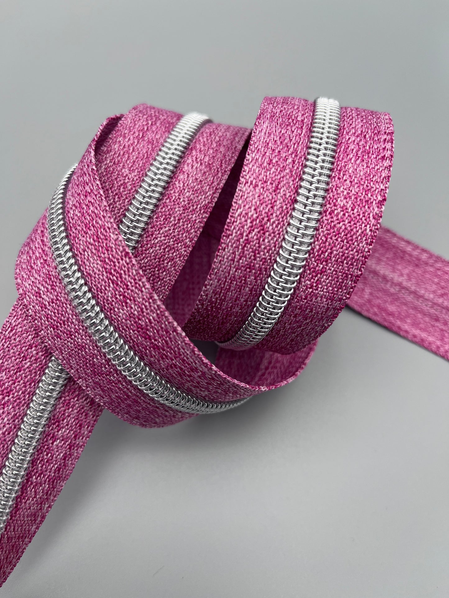 Berry Pop Pink Denim #5 Zipper Tape