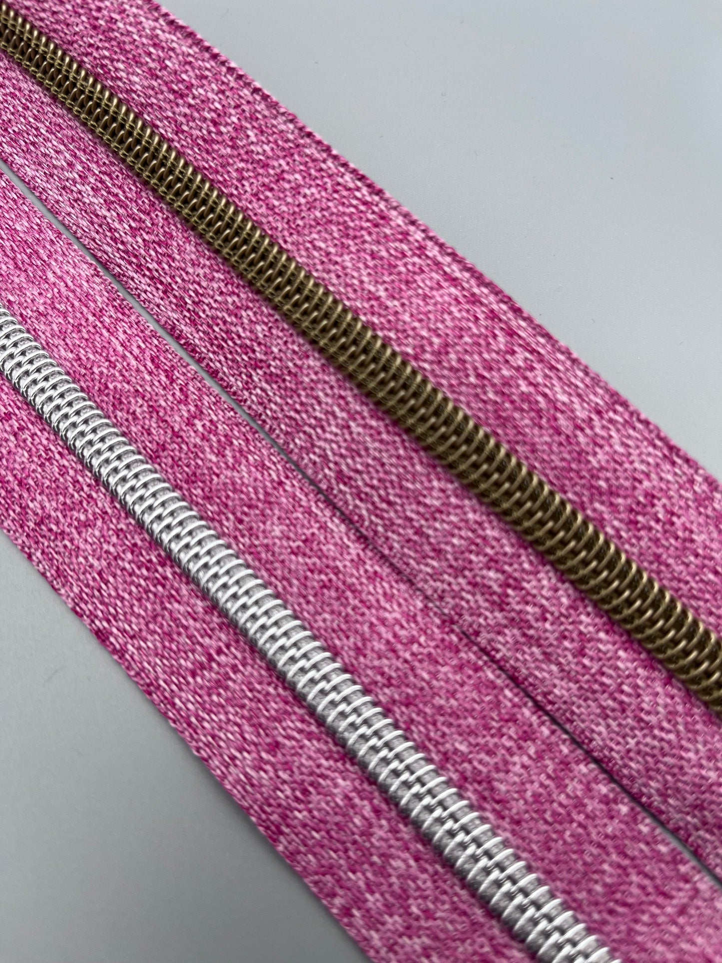 Berry Pop Pink Denim #5 Zipper Tape