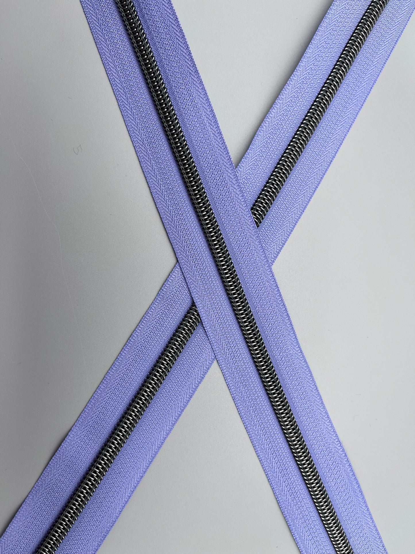 Periwinkle with Gunmetal-#5 Zipper Tape