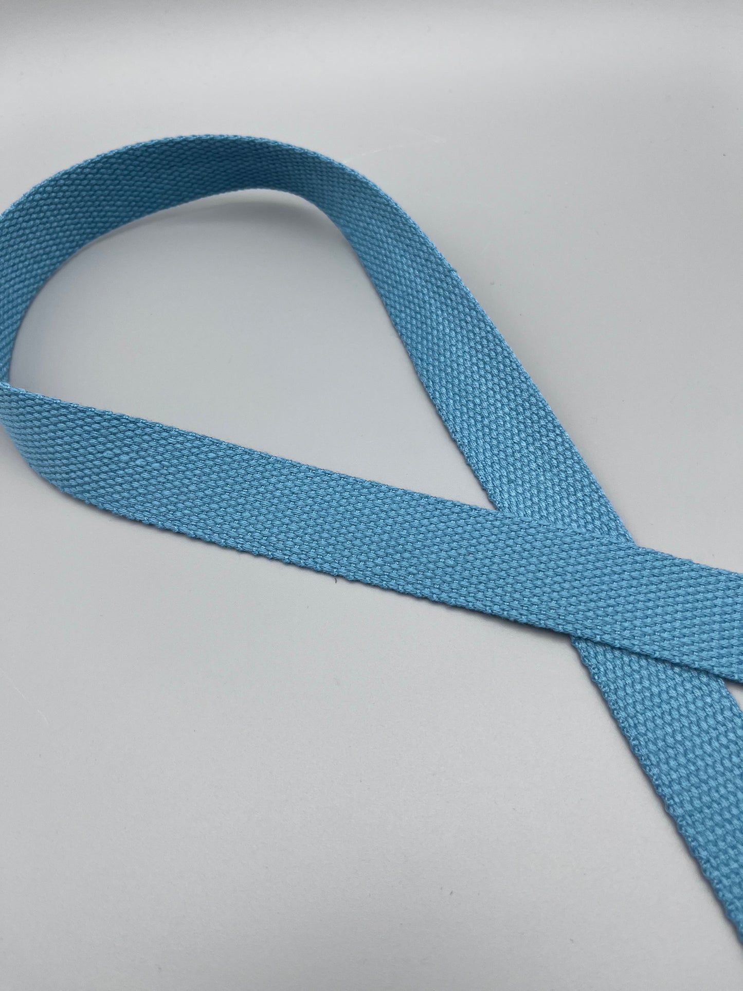 Cornflower Blue 1” Cotton Webbing