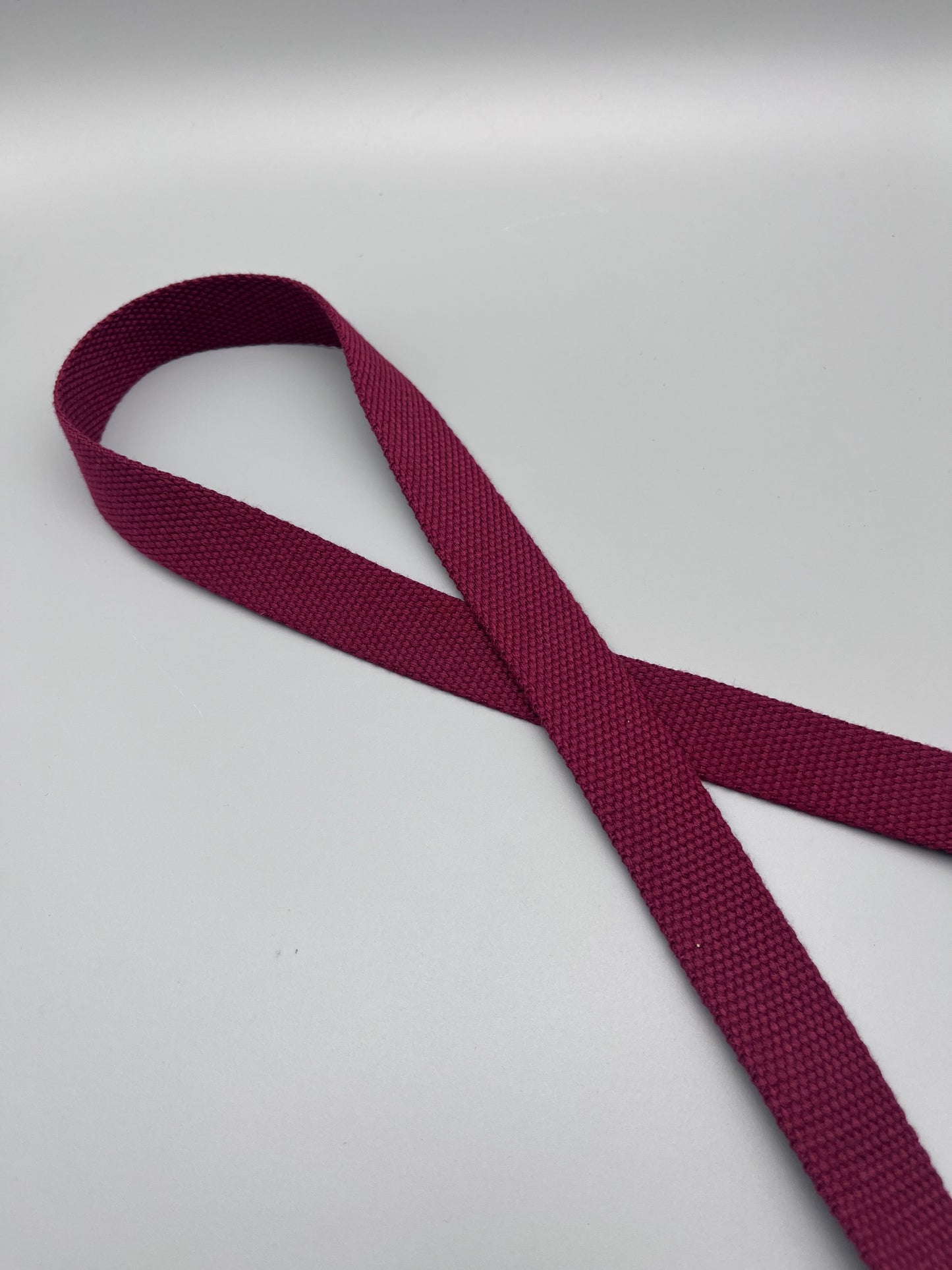 Cranberry Crush 1” Cotton Webbing