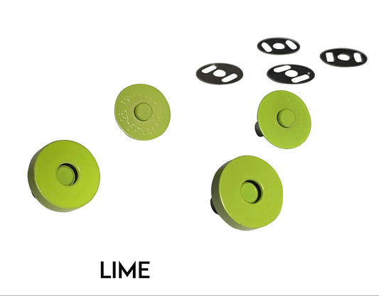 Colorful Magnetic Snaps: Lime