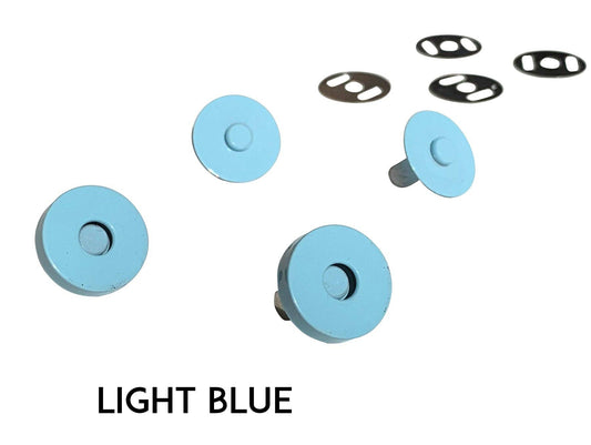 Colorful Magnetic Snaps: Light Blue