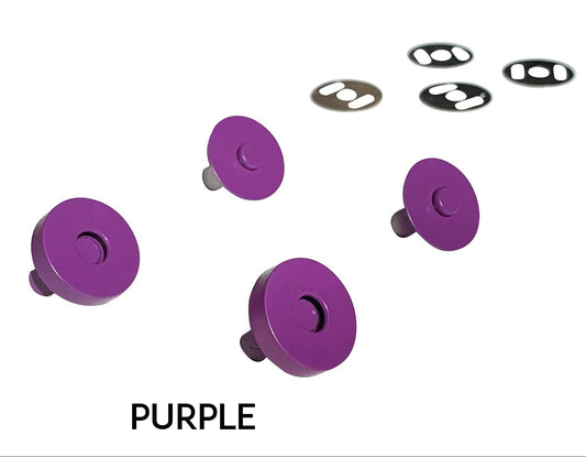 Colorful Magnetic Snaps: Purple