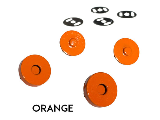 Colorful Magnetic Snaps: Orange