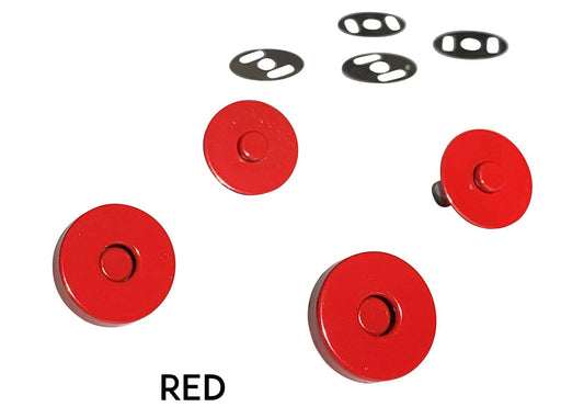 Colorful Magnetic Snaps: Red