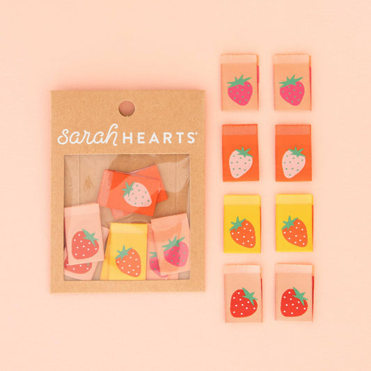 Strawberry Multipack Woven Sew In Labels