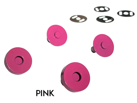 Colorful Magnetic Snaps: Pink