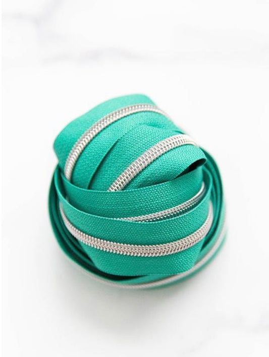 Sea Glass Zipper Tape