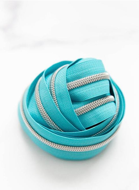Aqua Splash Zipper Tape