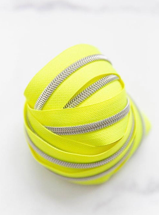 Electric Lemon Zipper Tape