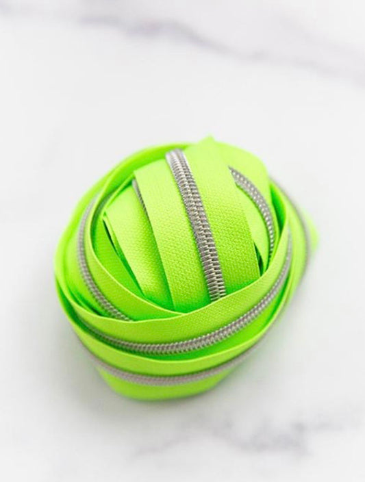 Key Lime Pop Zipper Tape