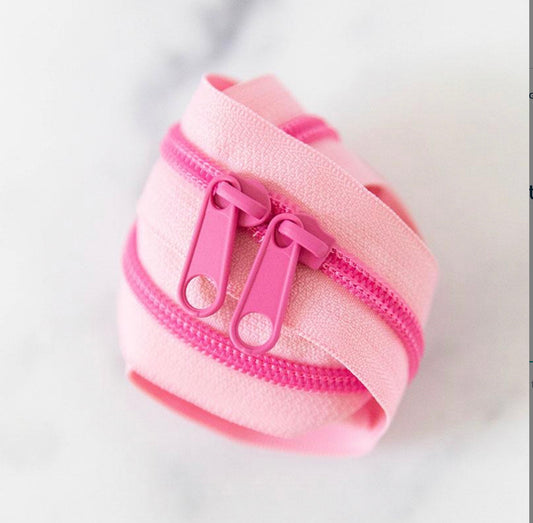 Bubblegum Zipper Tape