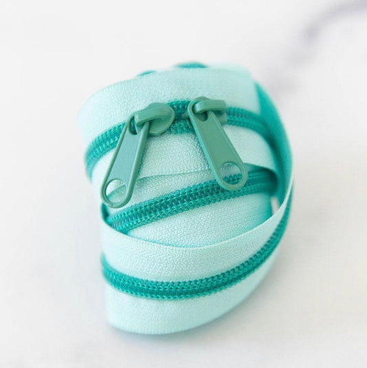 Spearmint Zipper Tape