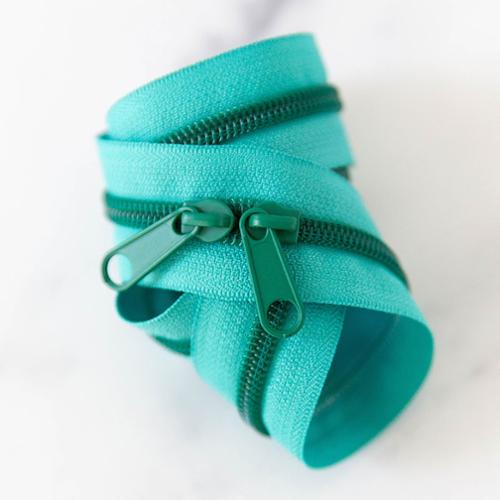 Turquoise Zipper Tape