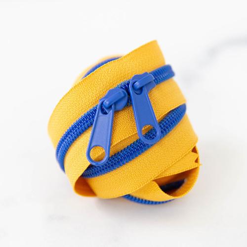 Mustard Zipper Tape