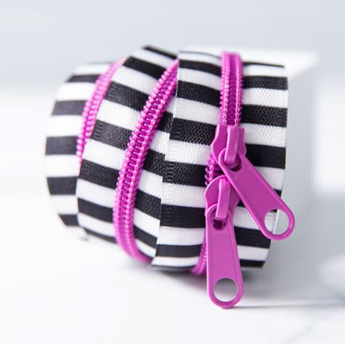 Petunia Zipper Tape