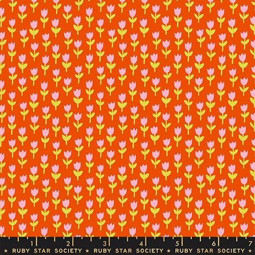 1 800 Calico-Warm Red