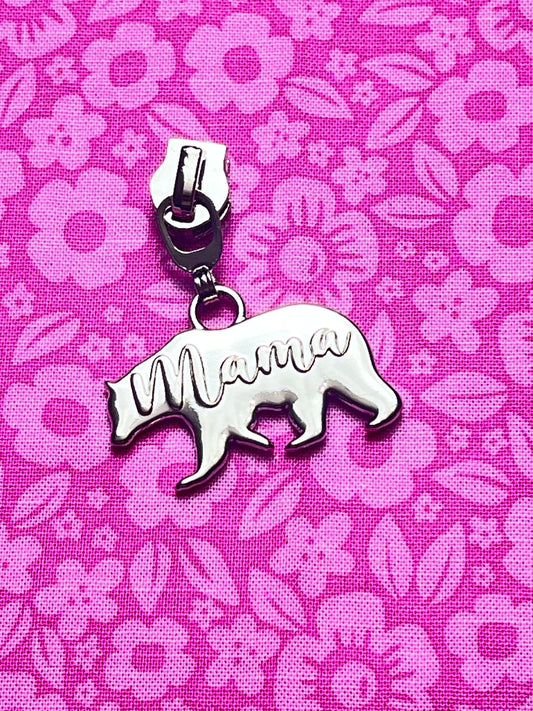 Mama Bear #5 Zipper Pull
