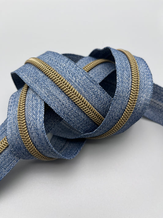 Blue Jean Baby Denim #5 Zipper Tape