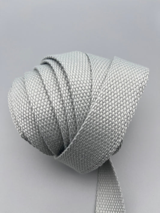Silver Lining 1” Cotton Webbing